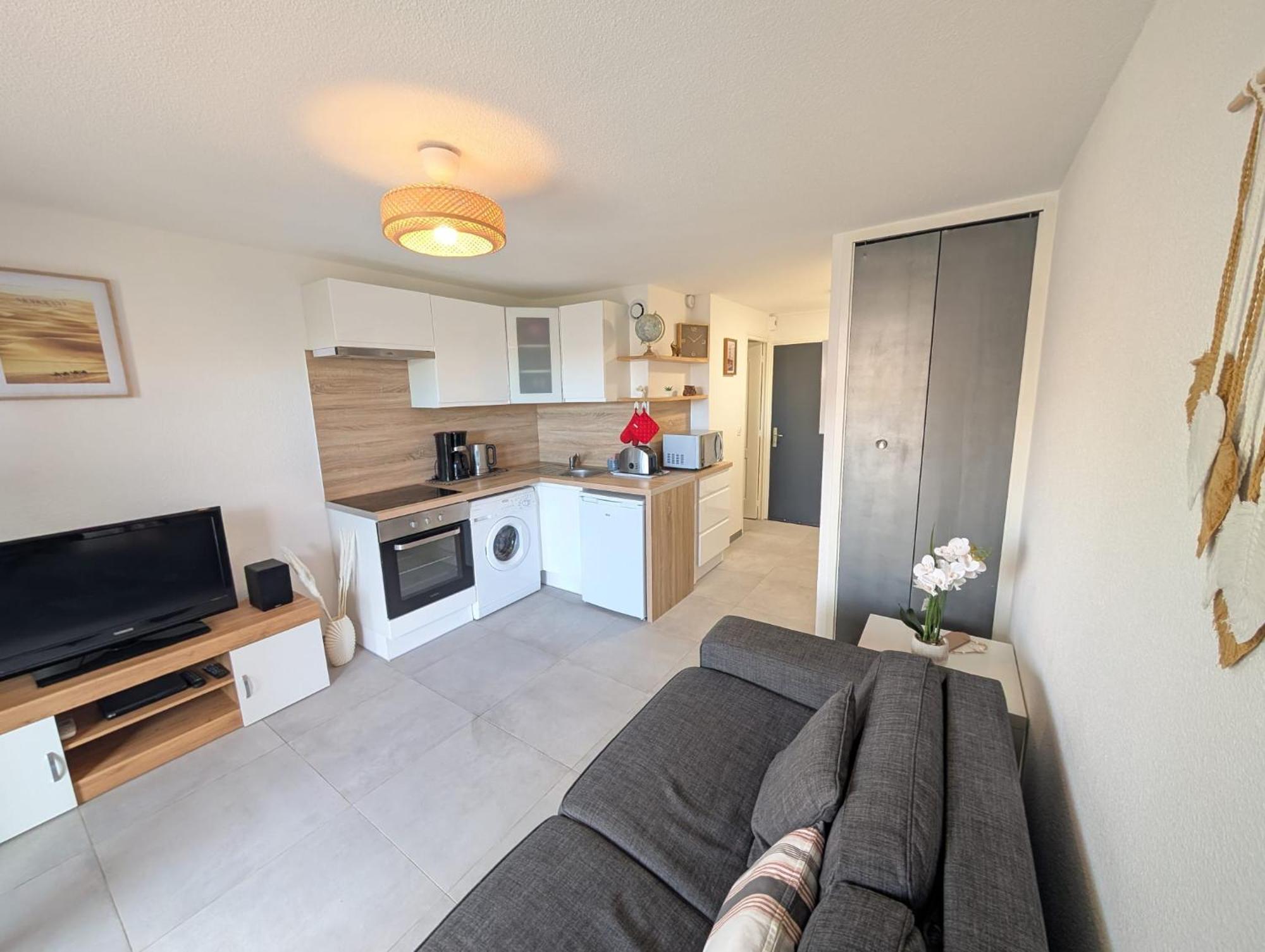 Studio Cabine 4 Personnes Cap D'Adge Agde Exterior foto